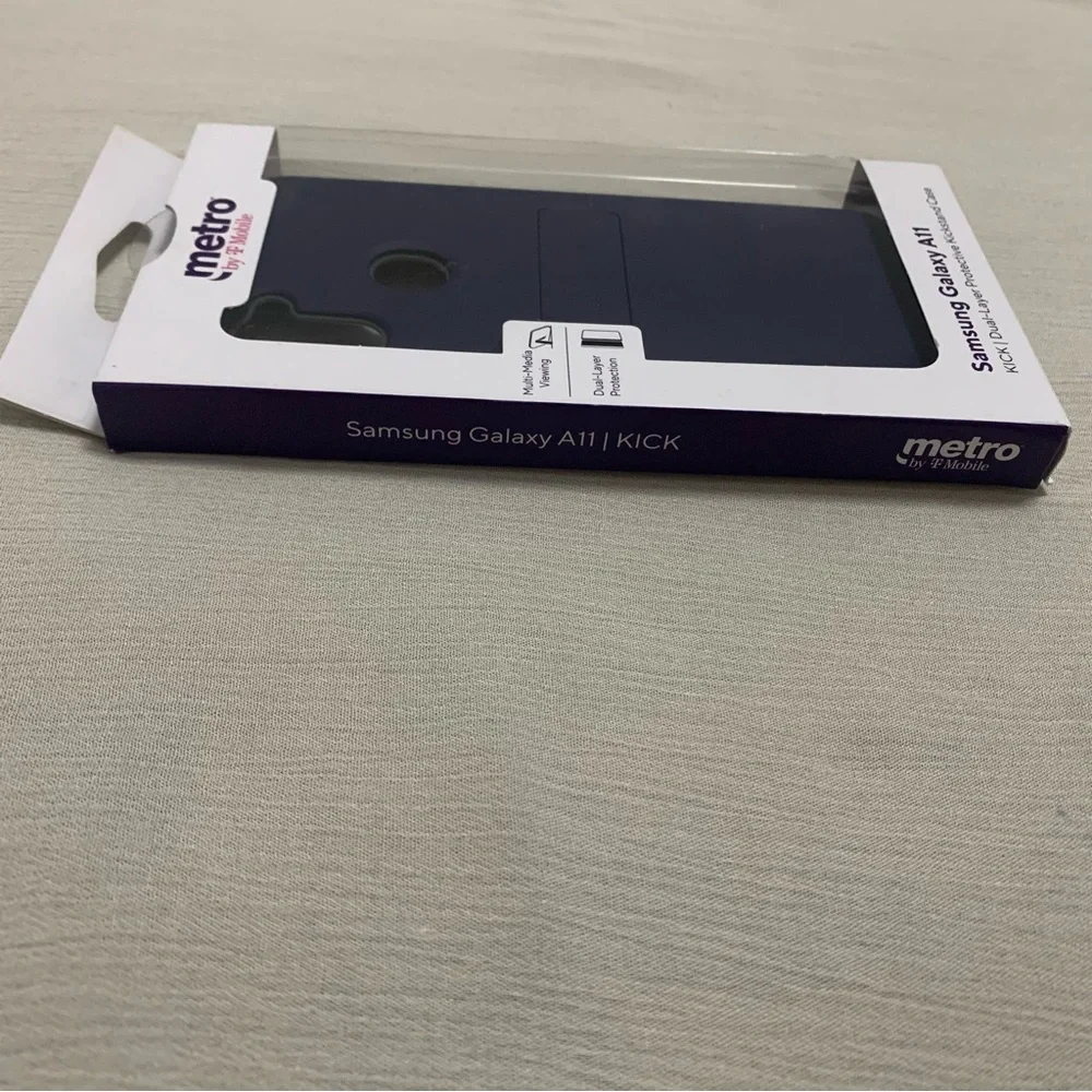 Samsung Galaxy A11 KICK | Dual-Layer Protective Kickstand Case Metro by T-Mobile